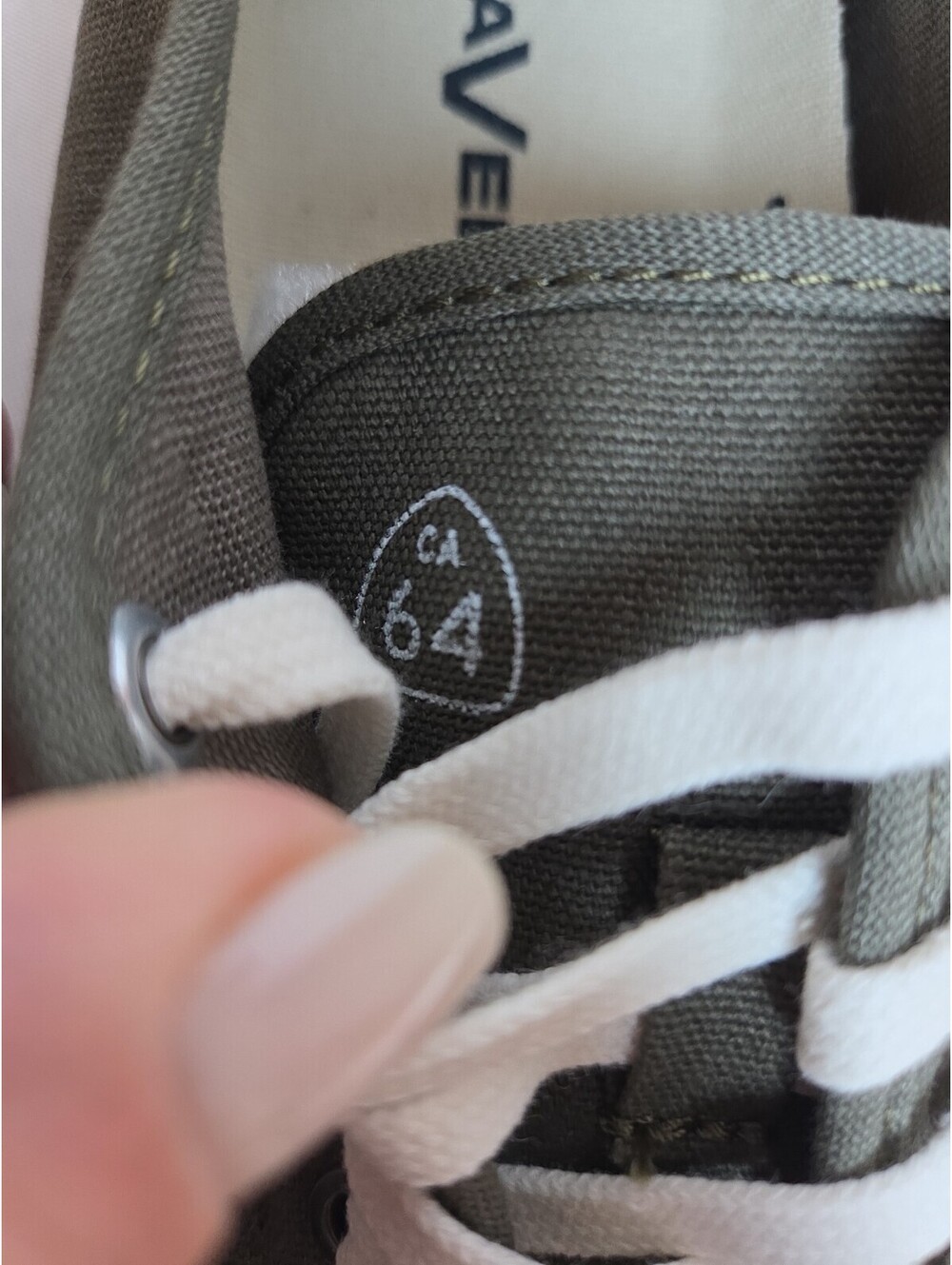 SeaVees Women’s Size 7.5 Monterey Canvas Olive Green Shoes Sneakers - Picture 6 of 7
